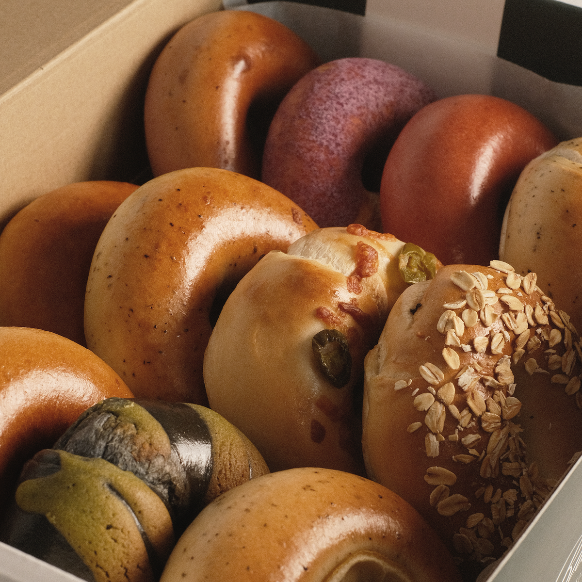 Bagel Box 12pcs - With Filling